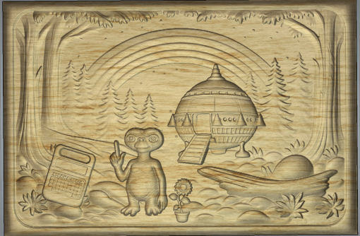 Et Going Home CNC Files