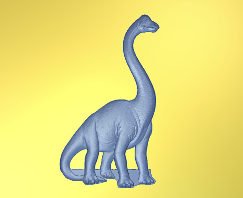 Standing Brachiosaurus | CNC File for Carveco 3D Relief