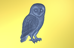 Owl | CNC File for Carveco 3D Relief