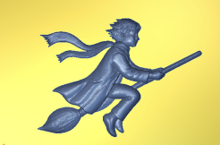Broom Boy | CNC File for Carveco 3D Relief