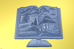 Book Pages | CNC File for Carveco 3D Relief