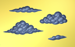 Clouds (4) | CNC File for Carveco 3D Relief