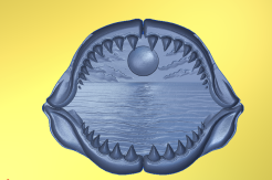 Mouth Background | CNC File for Carveco 3D Relief