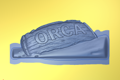 Orca Rear | CNC File for Carveco 3D Relief