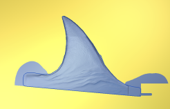 Fin | CNC File for Carveco 3D Relief