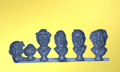 Singing Busts | Haunted Mansion CNC File for Carveco 3D Relief