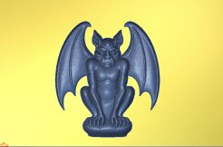 Gargole | Haunted Mansion CNC File for Carveco 3D Relief