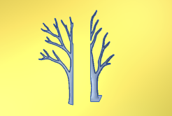 Trees  | Haunted Mansion CNC File for Carveco 3D Relief