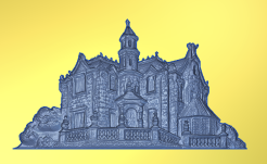 Haunted Mansion | Haunted Mansion CNC File for Carveco 3D Relief